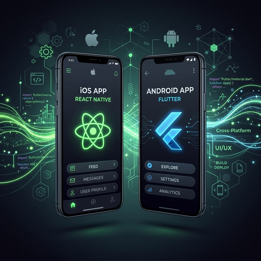 React Native vs. Flutter in 2026: The Startup Founder Guide Cover
