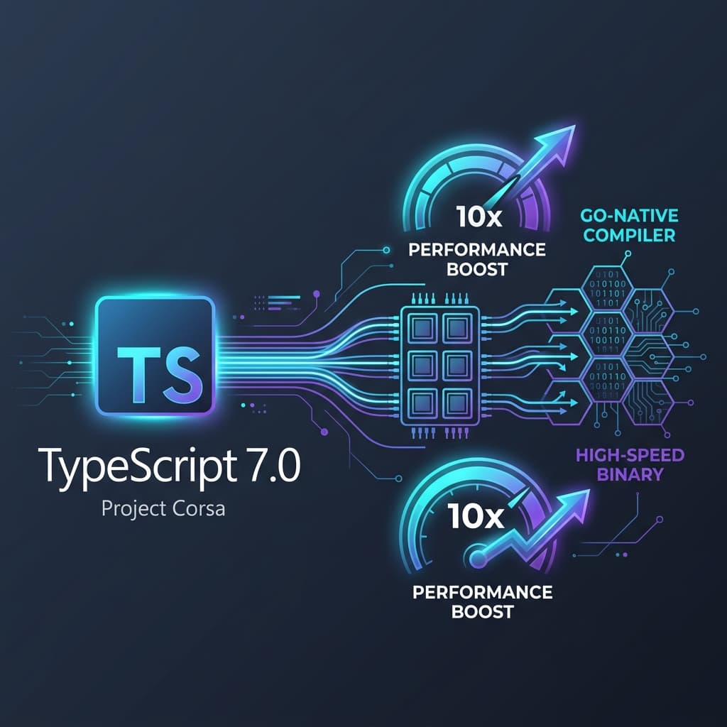 Hero cover image for technical blog: TypeScript 7.0 Go-Native Compiler: What SaaS Founders Need to Know